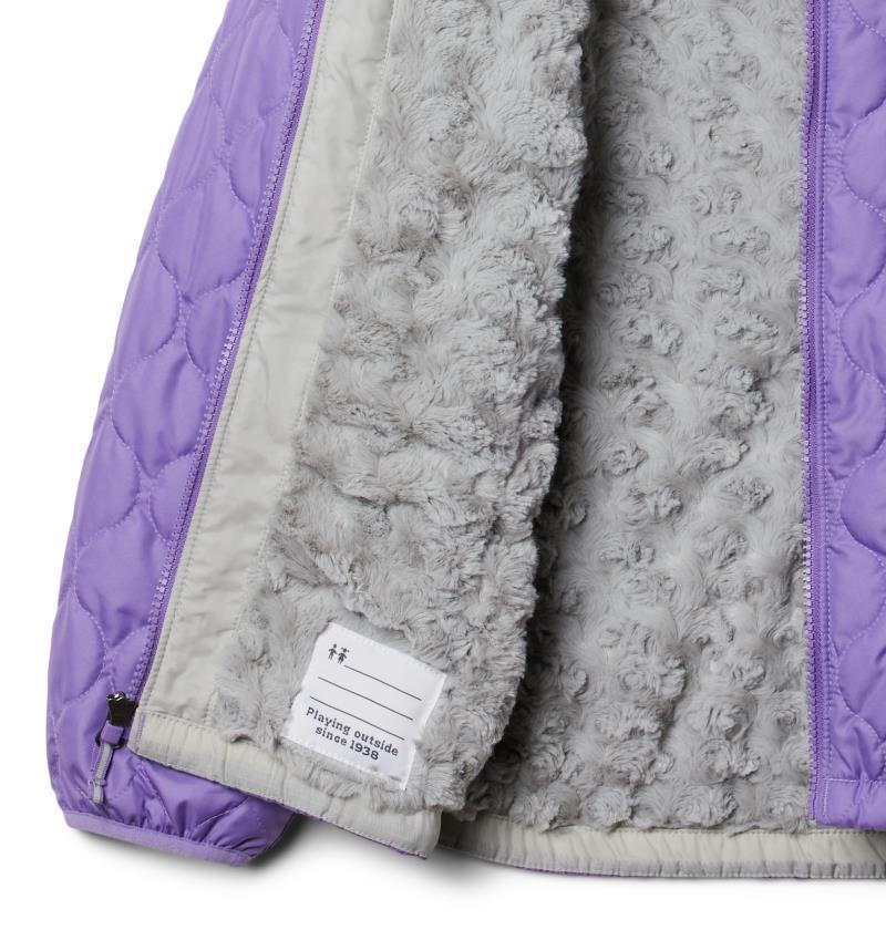 Bella Plush Jacket - Youth Girls - Paisley Purple 3