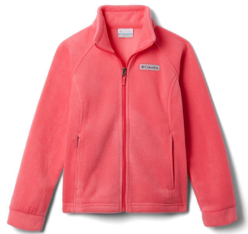 Benton Springs Fleece - Youth Girls - Bright Geranium 1