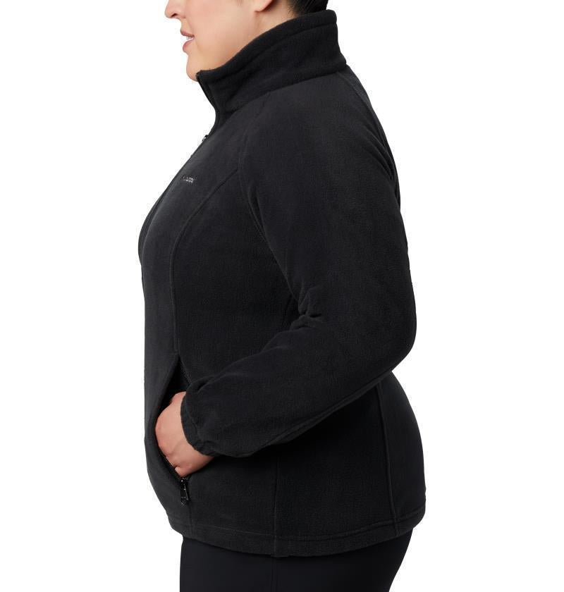 Benton Springs Full Zip - Plus - Womens - Black 3