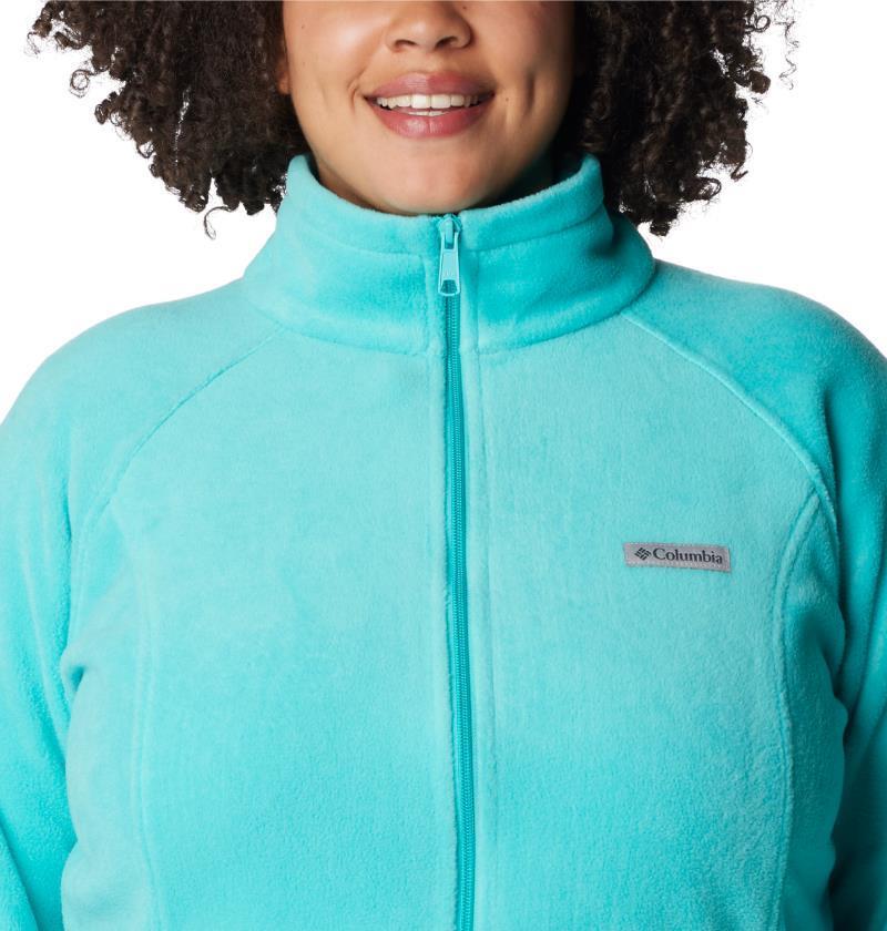 Benton Springs Full Zip - Plus - Womens - Bright Aqua 6