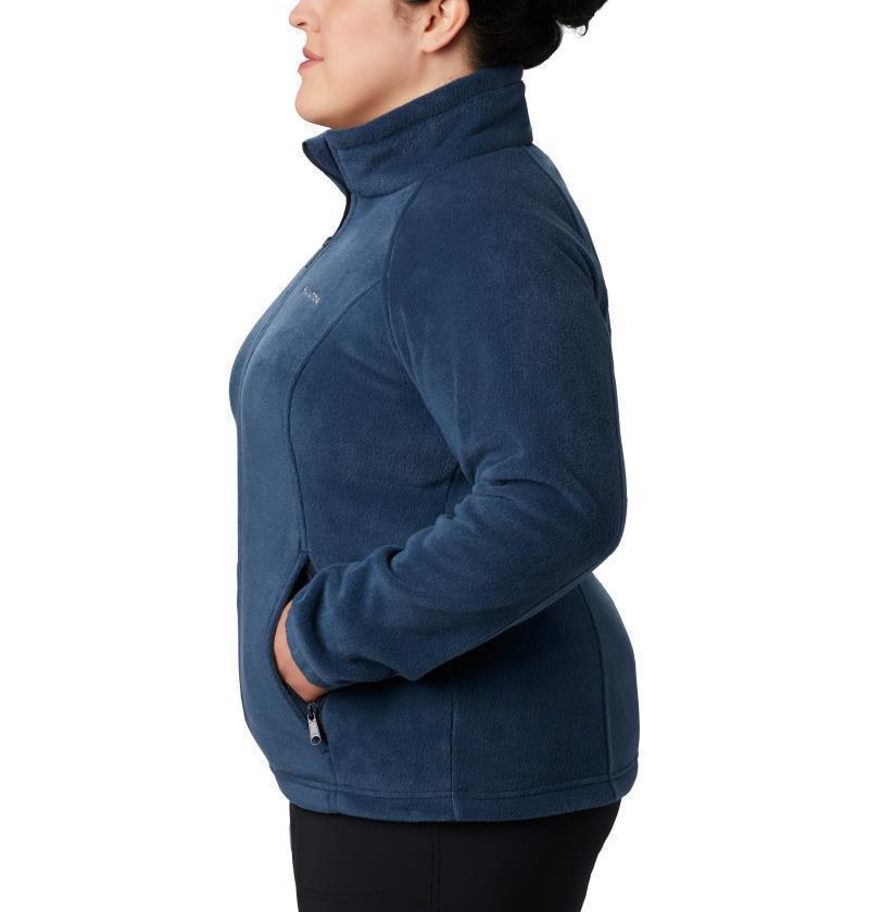 Benton Springs Full Zip - Plus - Womens - Columbia Navy 3