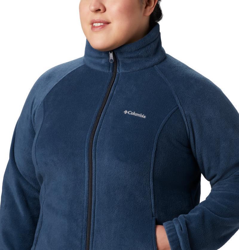 Benton Springs Full Zip - Plus - Womens - Columbia Navy 4