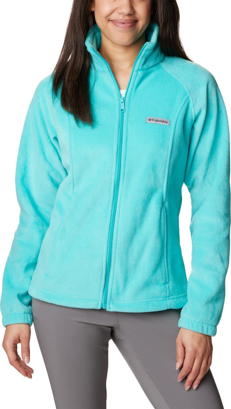 Benton Springs Full Zip - Womens - Bright Aqua 1
