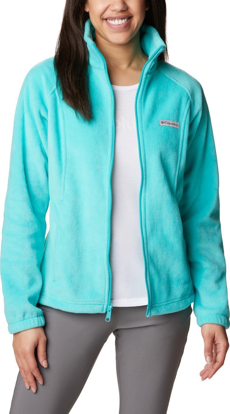 Benton Springs Full Zip - Womens - Bright Aqua 3