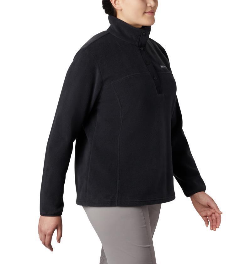 Benton Springs Half Snap Pullover - Plus - Womens - Black 3