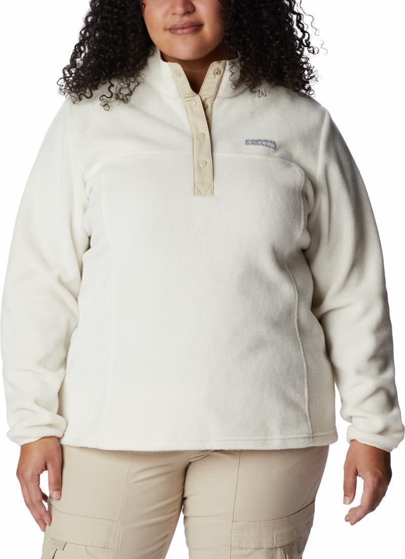 Benton Springs Half Snap Pullover - Plus - Womens - Chalk / Ancient Fossil 1