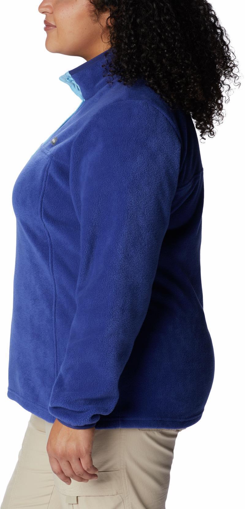 Benton Springs Half Snap Pullover - Plus - Womens - Dark Sapphire / Vista Blue 5