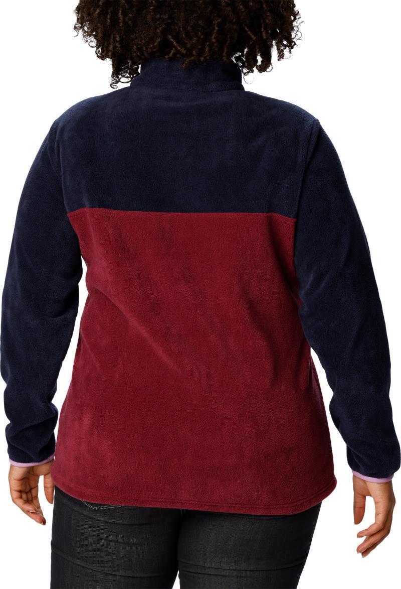 Benton Springs Half Snap Pullover - Plus - Womens - Marionberry / Dark Nocturnal / Gumdrop 3
