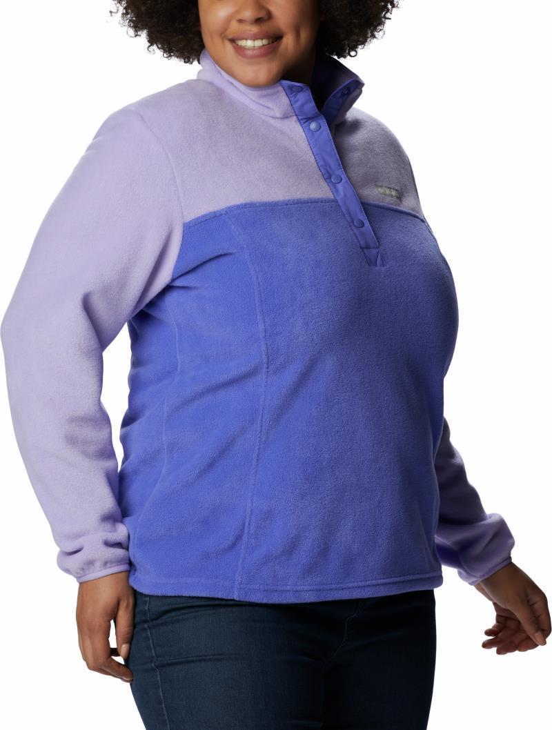 Benton Springs Half Snap Pullover - Plus - Womens - Purple Lotus / Frosted Purple 3