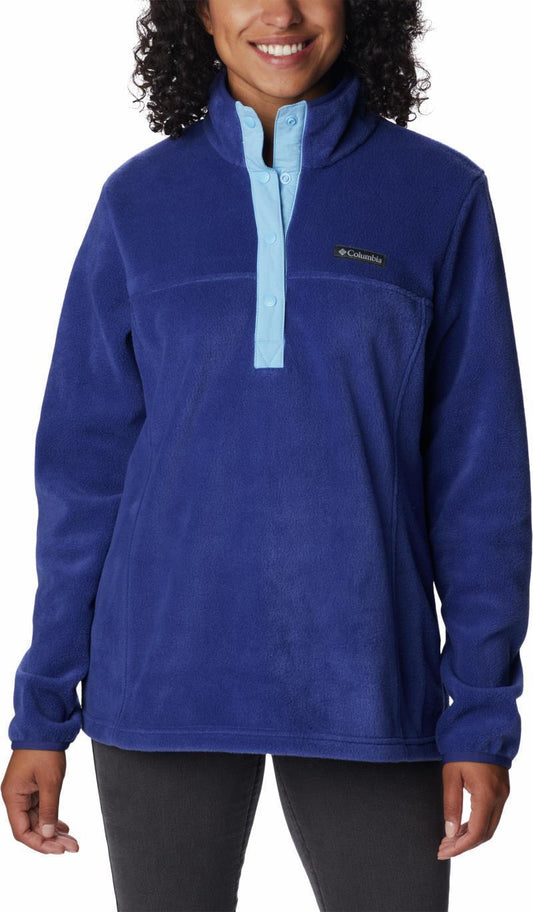 Benton Springs Half Snap Pullover - Womens - Dark Sapphire / Vista Blue 1