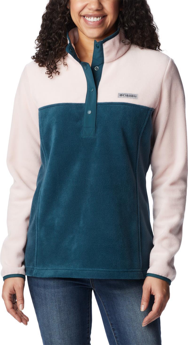 Benton Springs Half Snap Pullover - Womens - Night Wave / Dusty Pink / Night Wave 1