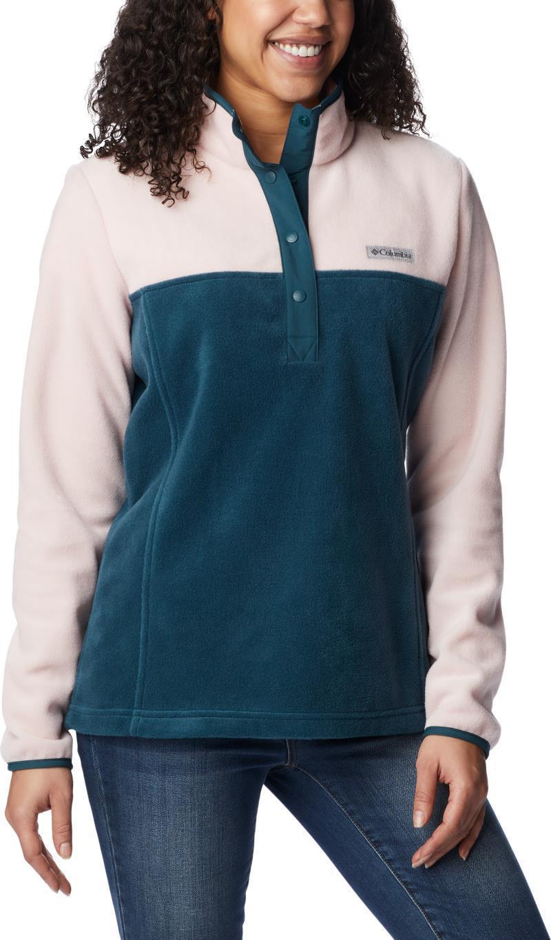 Benton Springs Half Snap Pullover - Womens - Night Wave / Dusty Pink / Night Wave 3