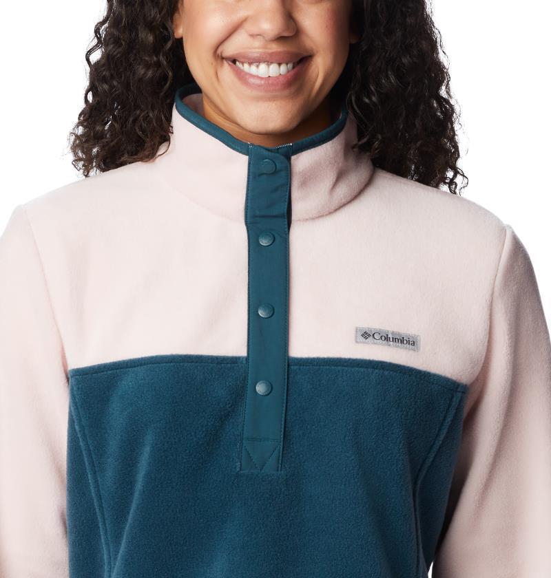 Benton Springs Half Snap Pullover - Womens - Night Wave / Dusty Pink / Night Wave 5