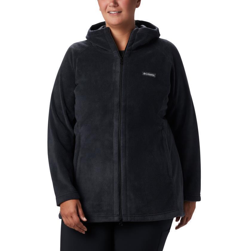 Benton Springs II Long Hoodie - Plus - Womens - Black 1