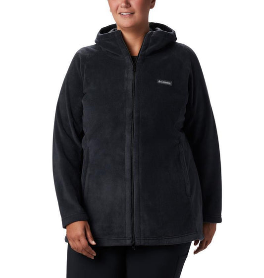 Benton Springs II Long Hoodie - Plus - Womens - Black 1