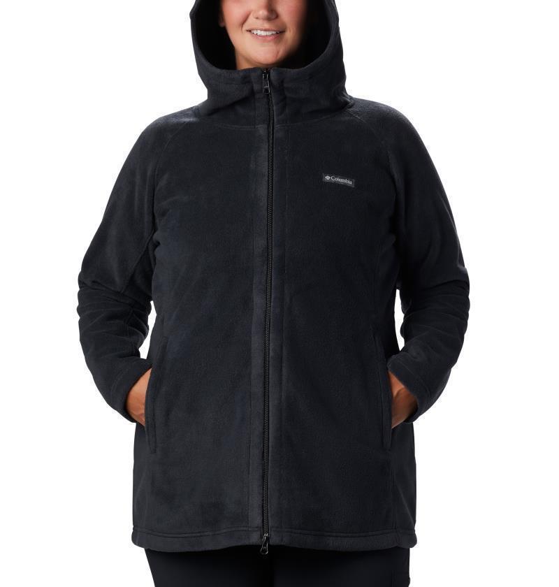 Benton Springs II Long Hoodie - Plus - Womens - Black 2