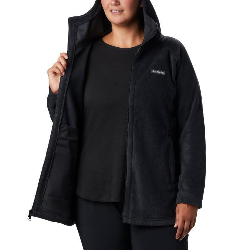 Benton Springs II Long Hoodie - Plus - Womens - Black 3