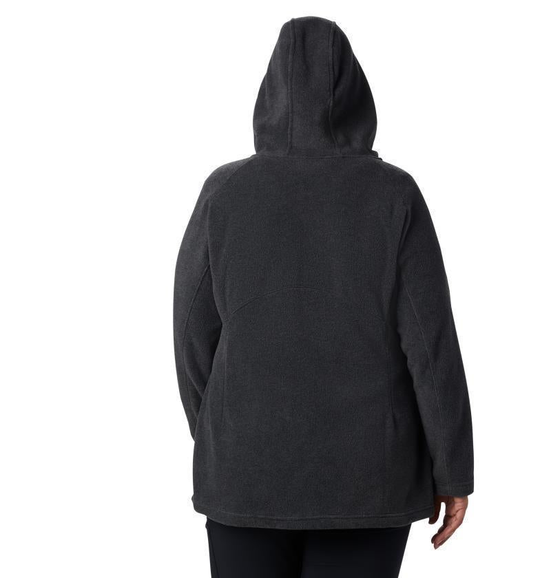 Benton Springs II Long Hoodie - Plus - Womens - Charcoal Heather 3