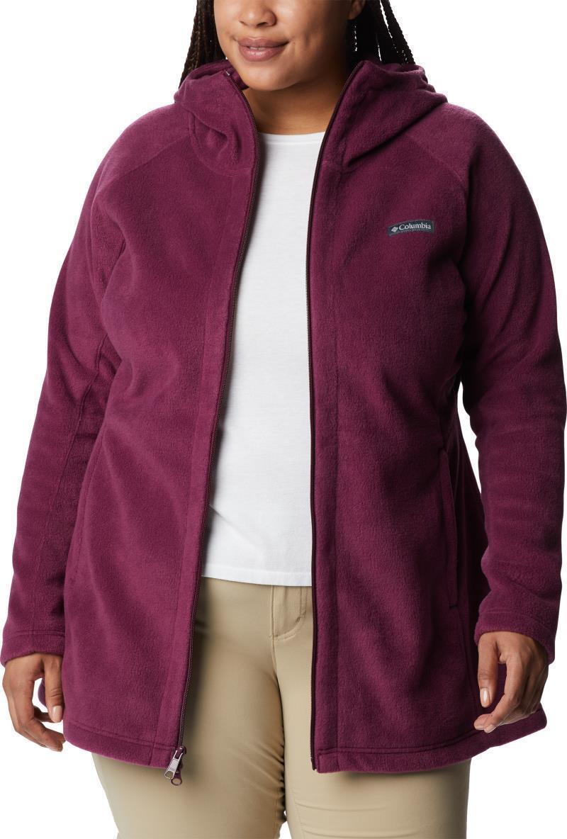 Benton Springs II Long Hoodie - Plus - Womens - Marionberry 4