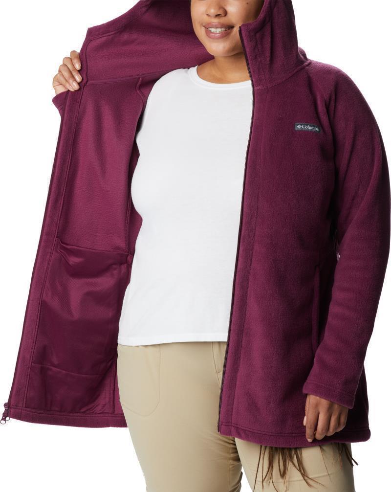 Benton Springs II Long Hoodie - Plus - Womens - Marionberry 5