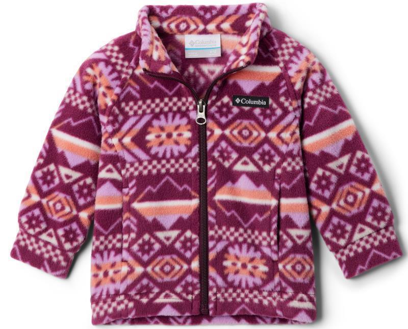Benton Springs II Printed Fleece - Infant - Marionberry Checkered Peaks 1