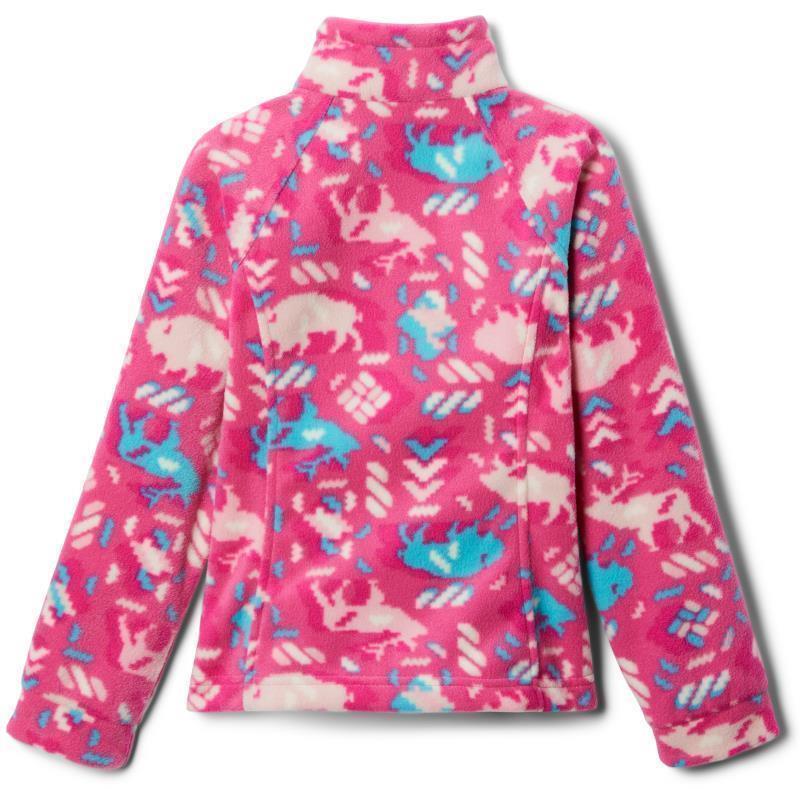 Benton Springs II Printed Fleece - Youth Girls - Pink Ice Buffaloroam 2
