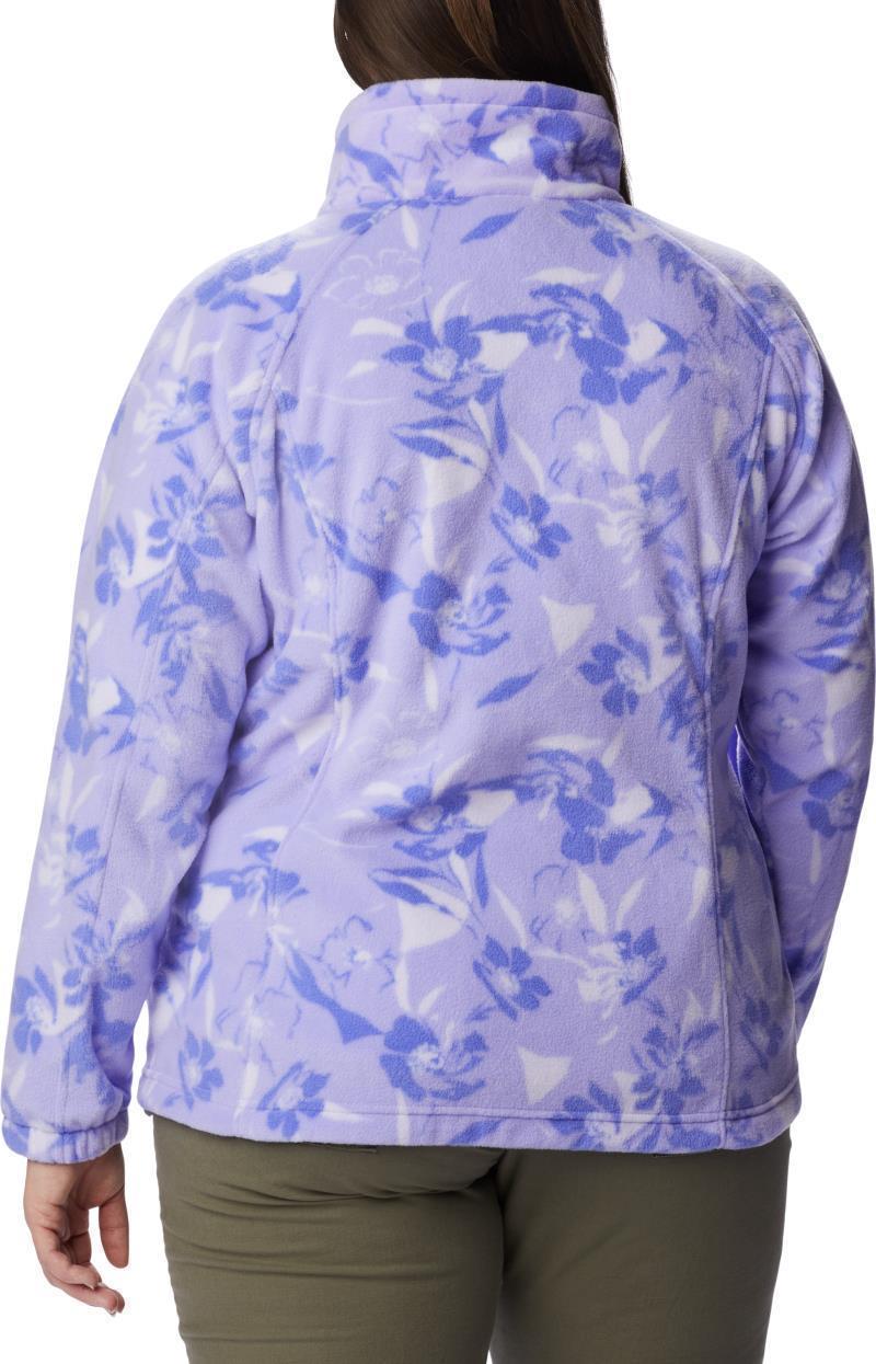 Benton Springs Printed Full Zip - Plus - Womens - Frosted Purple / Pop Flora Tonal 2