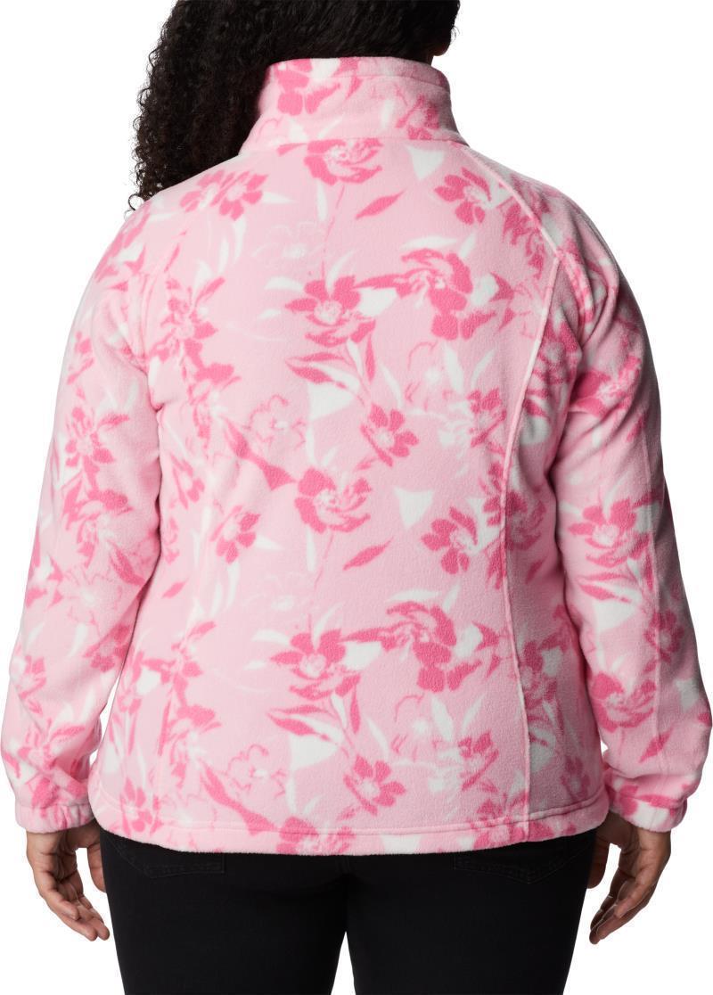 Benton Springs Printed Full Zip - Plus - Womens - Wild Rose / Pop Flora Tonal 2