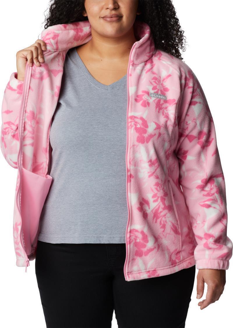 Benton Springs Printed Full Zip - Plus - Womens - Wild Rose / Pop Flora Tonal 5