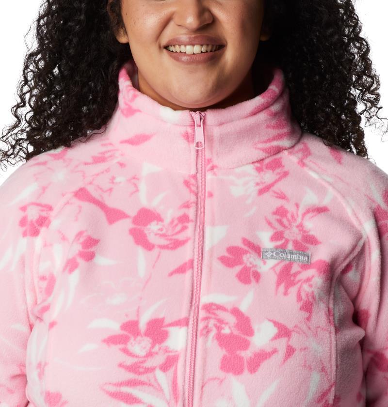 Benton Springs Printed Full Zip - Plus - Womens - Wild Rose / Pop Flora Tonal 6
