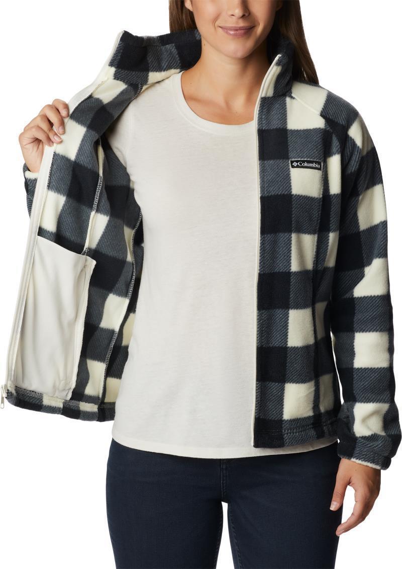 Benton Springs Printed Full Zip - Womens - Chalk Check Print 4