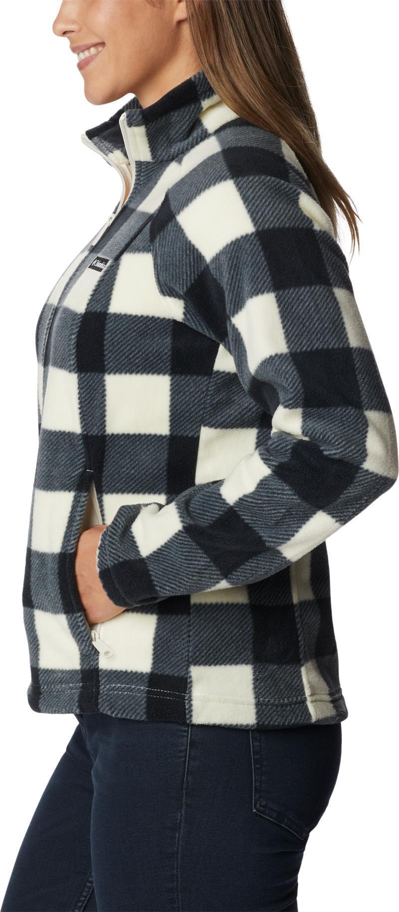 Benton Springs Printed Full Zip - Womens - Chalk Check Print 5