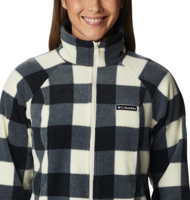 Benton Springs Printed Full Zip - Womens - Chalk Check Print 6