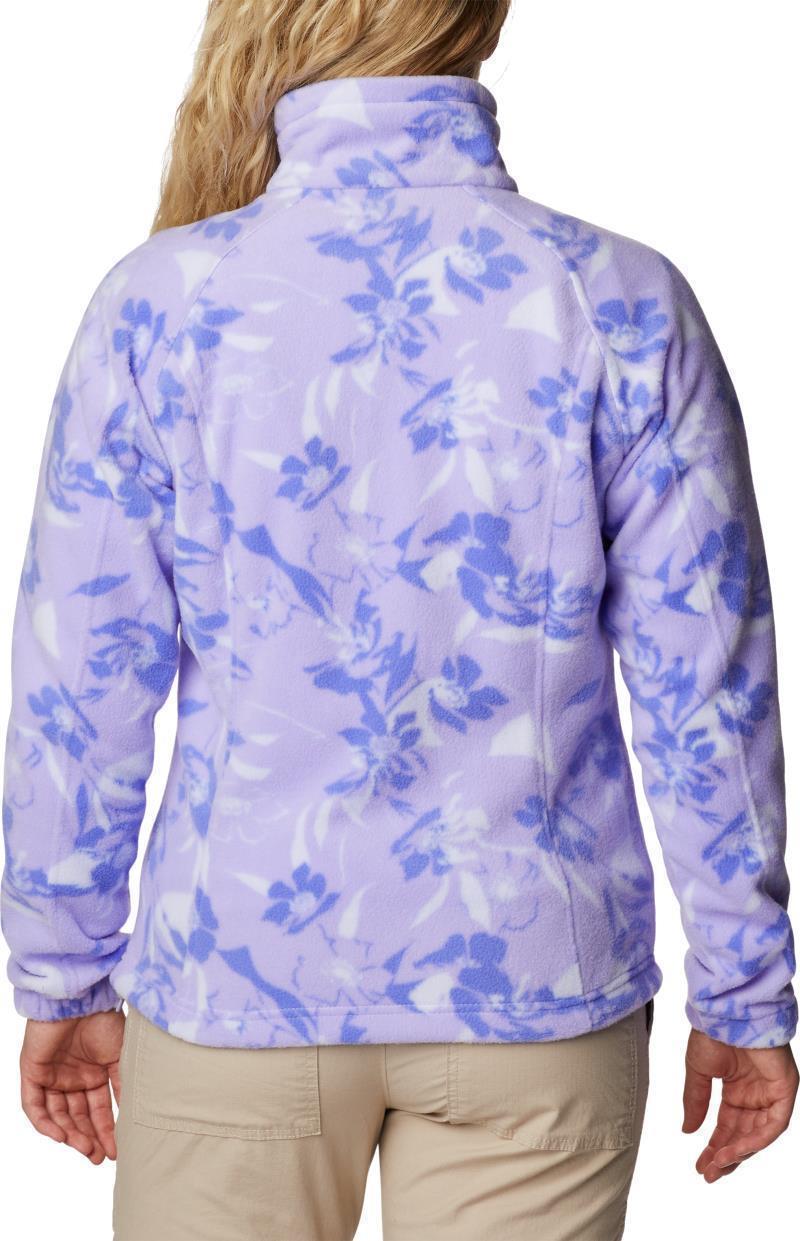 Benton Springs Printed Full Zip - Womens - Frosted Purple / Pop Flora Tonal 2