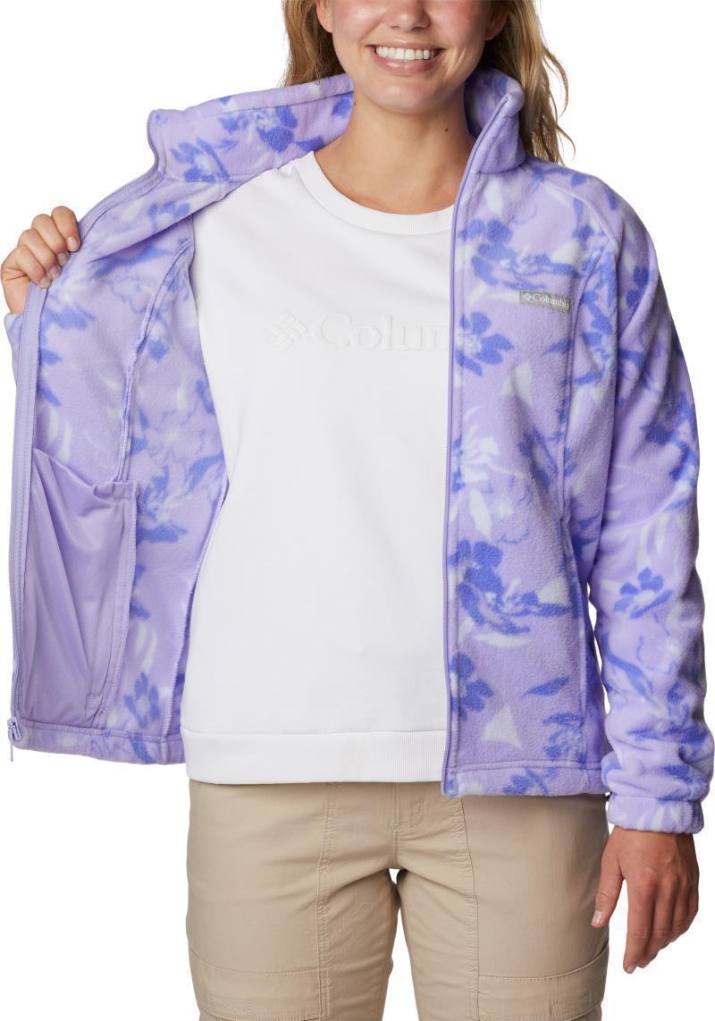 Benton Springs Printed Full Zip - Womens - Frosted Purple / Pop Flora Tonal 5