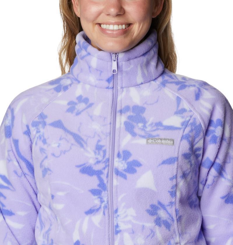 Benton Springs Printed Full Zip - Womens - Frosted Purple / Pop Flora Tonal 6