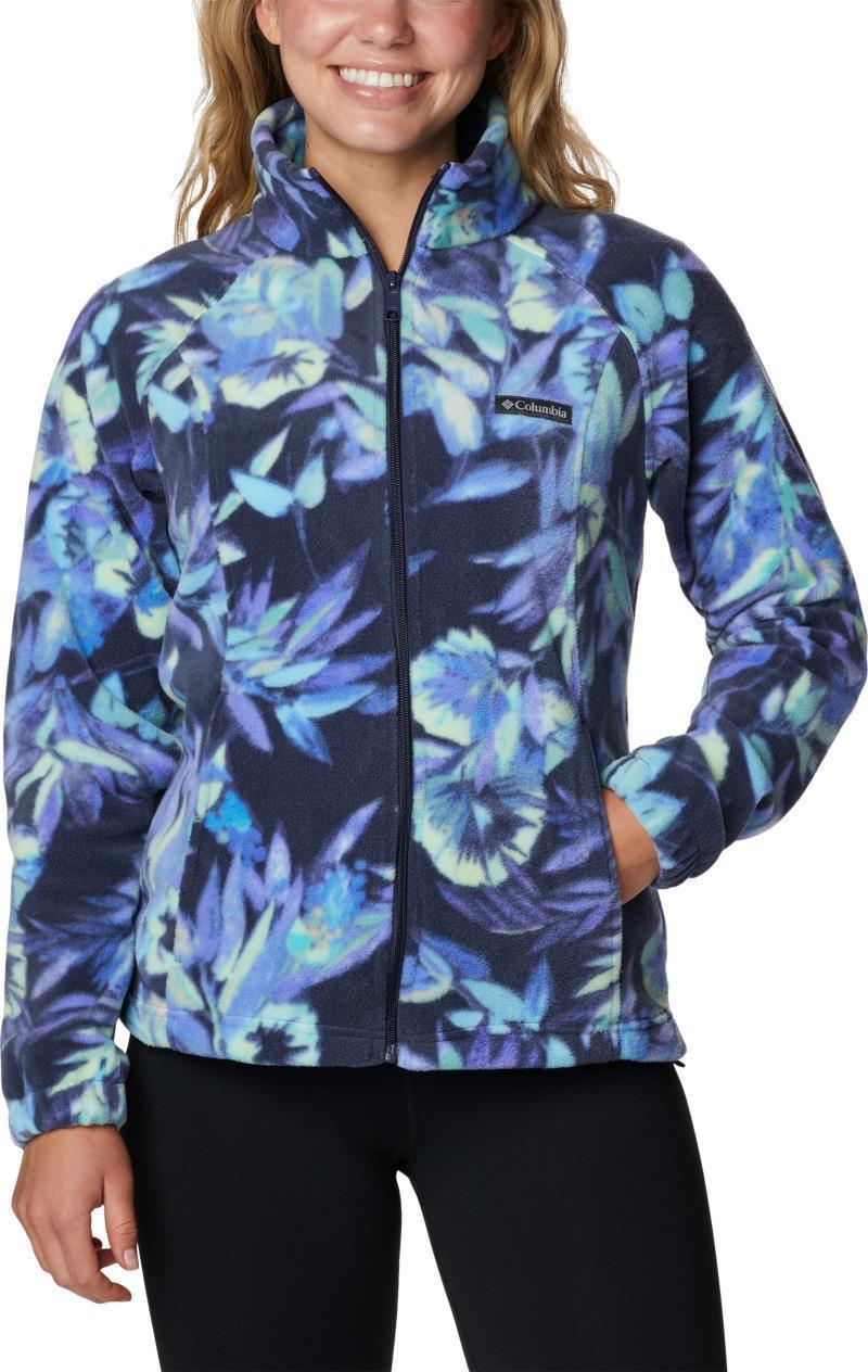 Benton Springs Printed Full Zip - Womens - Nocturnal / Wisterian 1