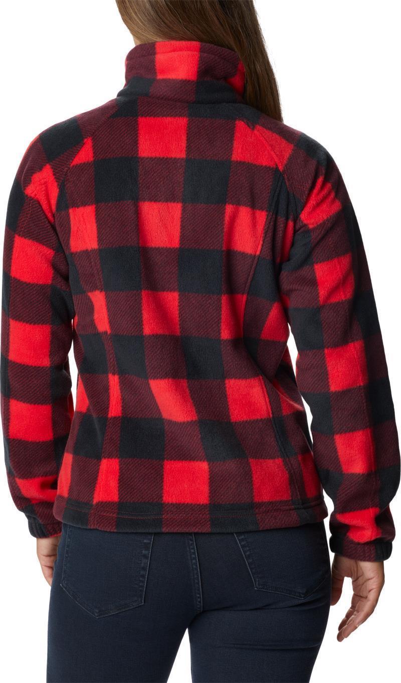 Benton Springs Printed Full Zip - Womens - Red Lily Check 2