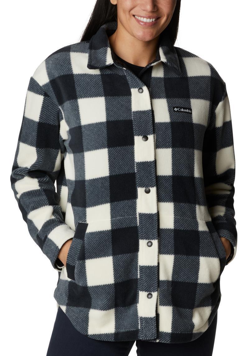 Benton Springs Shirt Jacket - Womens - Chalk Check Print 1