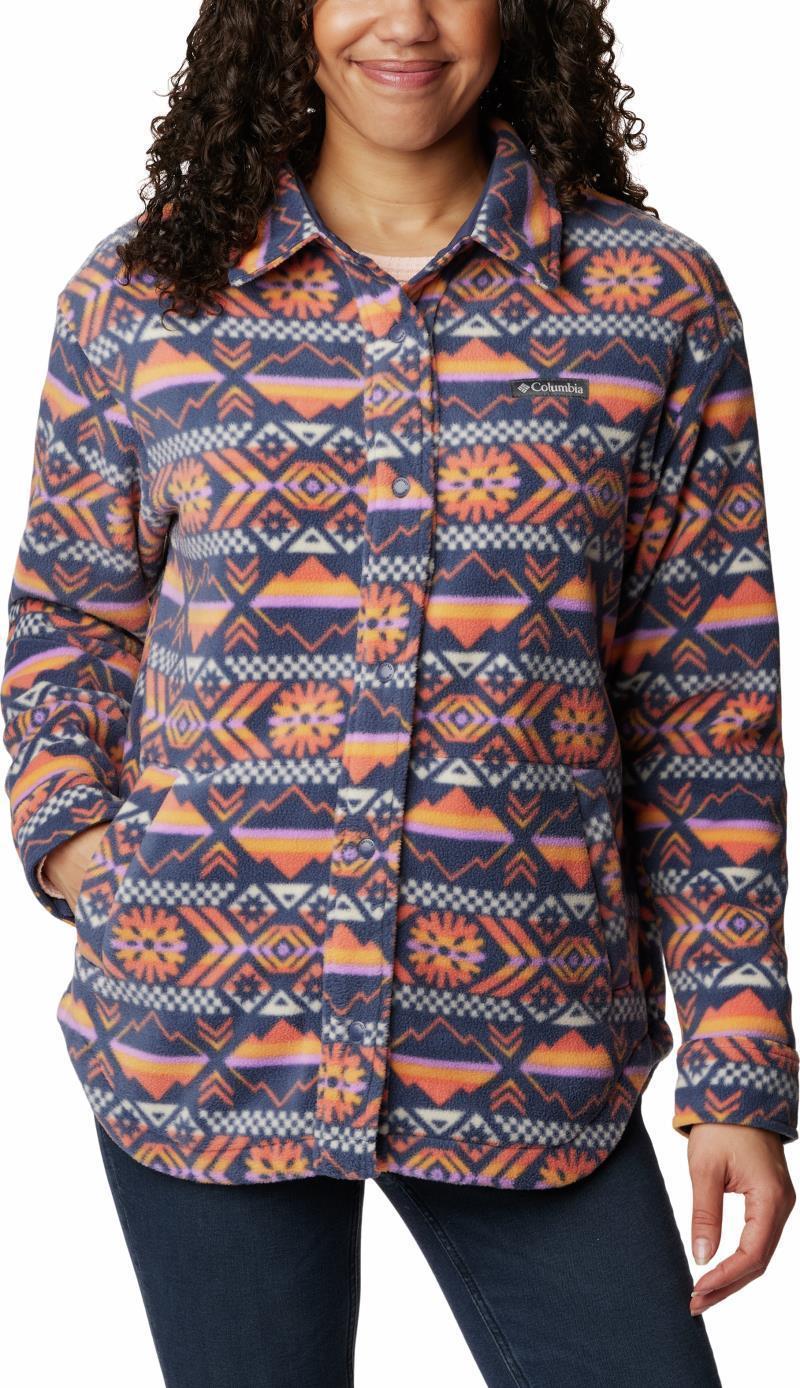 Benton Springs Shirt Jacket - Womens - Nocturnal Checkered Peaks 1