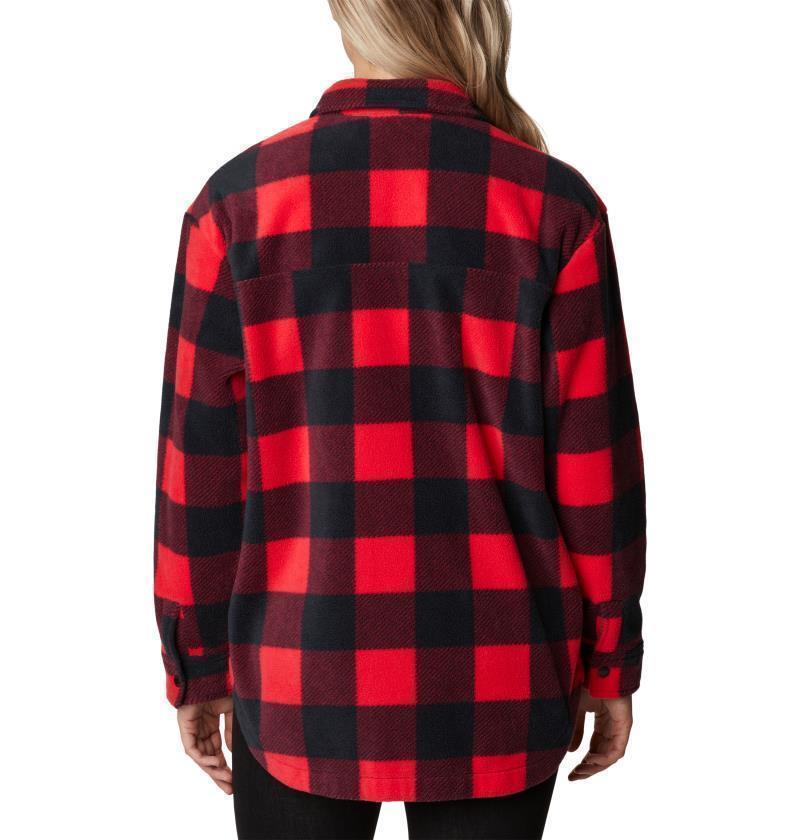 Benton Springs Shirt Jacket - Womens - Red Lily Check Print 5