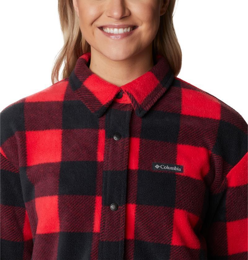 Benton Springs Shirt Jacket - Womens - Red Lily Check Print 6