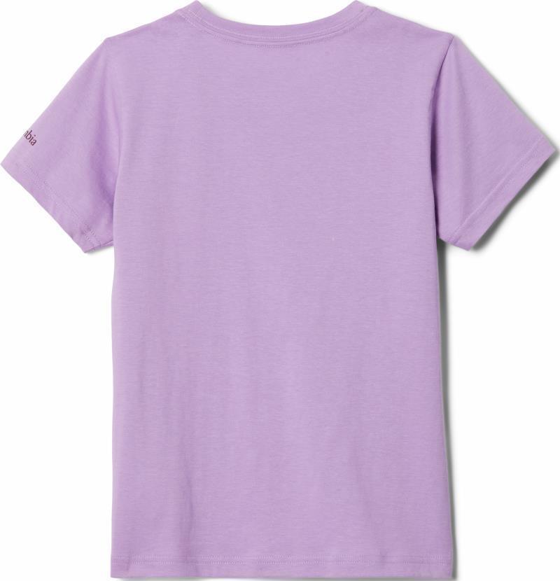 Bessie Butte SS Graphic Tee - Youth Girls - Gumdrop / Bearly Checkered Peaks 2