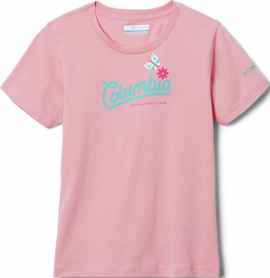 Bessie Butte SS Graphic Tee - Youth Girls - Pink Orchid / Simply Scripted 1