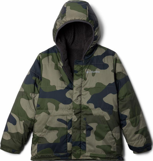 Big Fir Reversible Jacket - Youth Boys - Stone Green Mod Camo / Shark 1