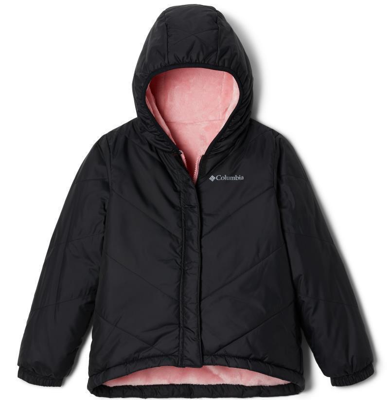 Big Fir Reversible Jacket - Youth Girls - Black / Pink Orchid 3
