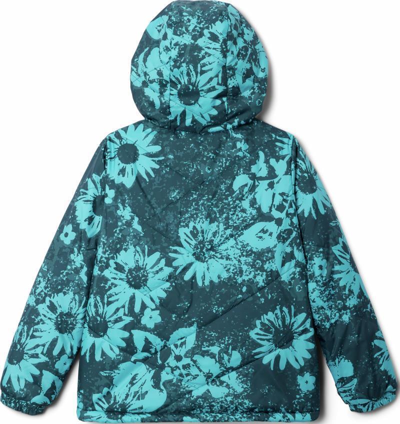 Big Fir Reversible Jacket - Youth Girls - Night Wave Whimsy 2 / Aqua Haze 2