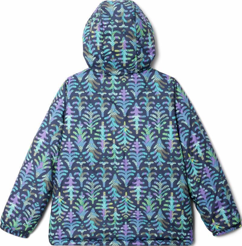 Big Fir Reversible Jacket - Youth Girls - Nocturnal Conifers / Gumdrop 2