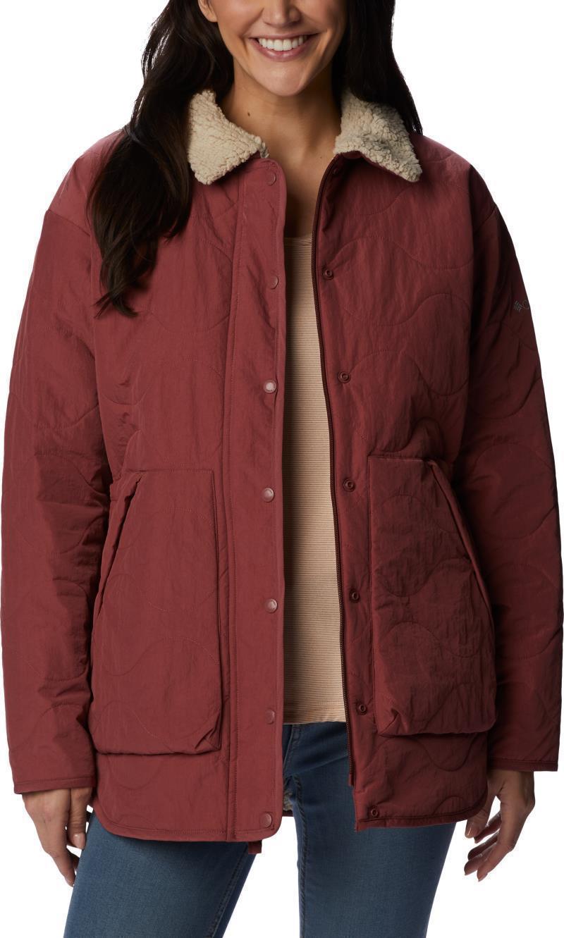 Birchwood Quilted Jacket - Womens - Beetroot 3