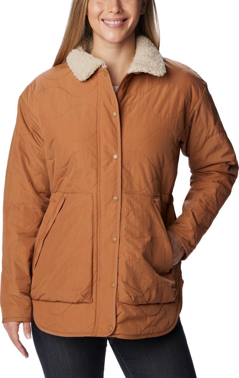 Birchwood Quilted Jacket - Womens - Camel Brown 1